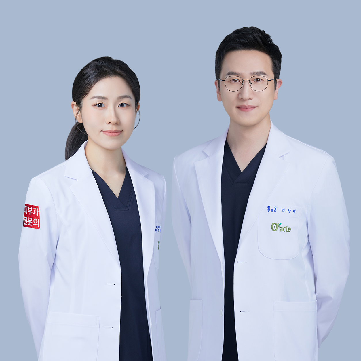 김지영 대표원장과 박창현 총괄원장